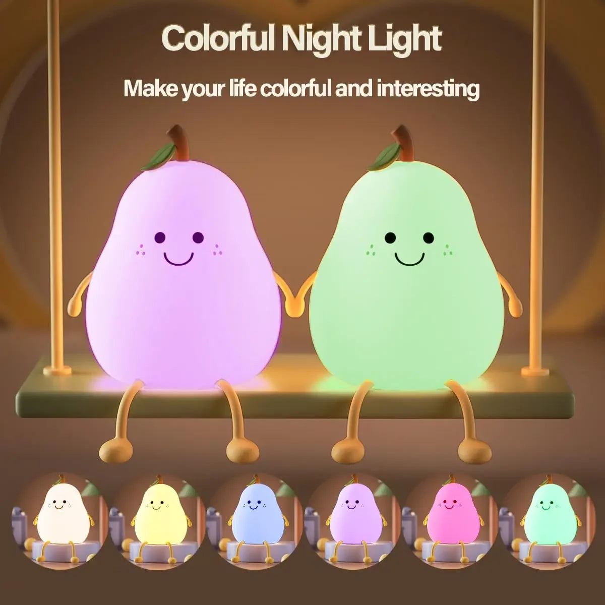 Pear LED Night Light